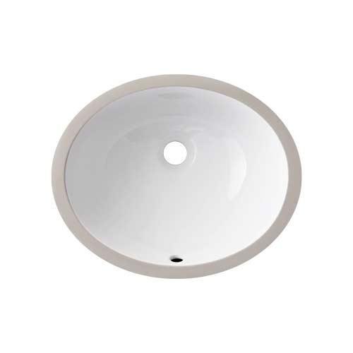 Envy Undermount Porcelain Vanity Oval Sinks