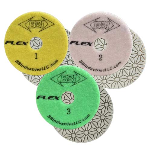 BBI Flex 3-Step Wet Polishing Pads