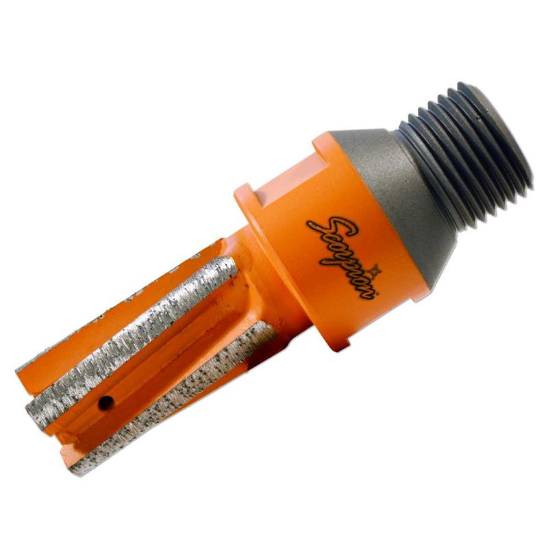 Scorpion CNC Granite Finger Bit, 20x40mm, 1/2 Gas