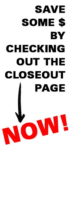 Closeouts!